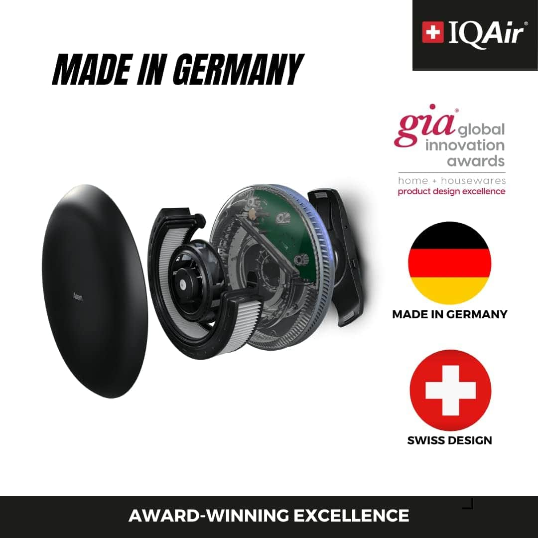 IQAir – Atem Car Portable Air Purifier – Black Sansujyuku sansujyuku.com