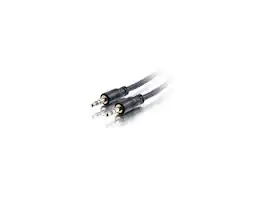 Cables to Go - C2G 40517 3.5mm Stereo Audio Cable with Low Profile Connectors M/M, Plenum CMP-Rated (35 Feet, 10.66 Meters)