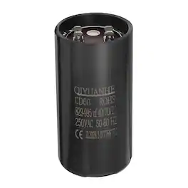 Unique Bargains - CD60 Motor Run Capacitor, 829-995uF MFD AC250V, 50-60Hz, for Electric Motor, 53x110mm - Black