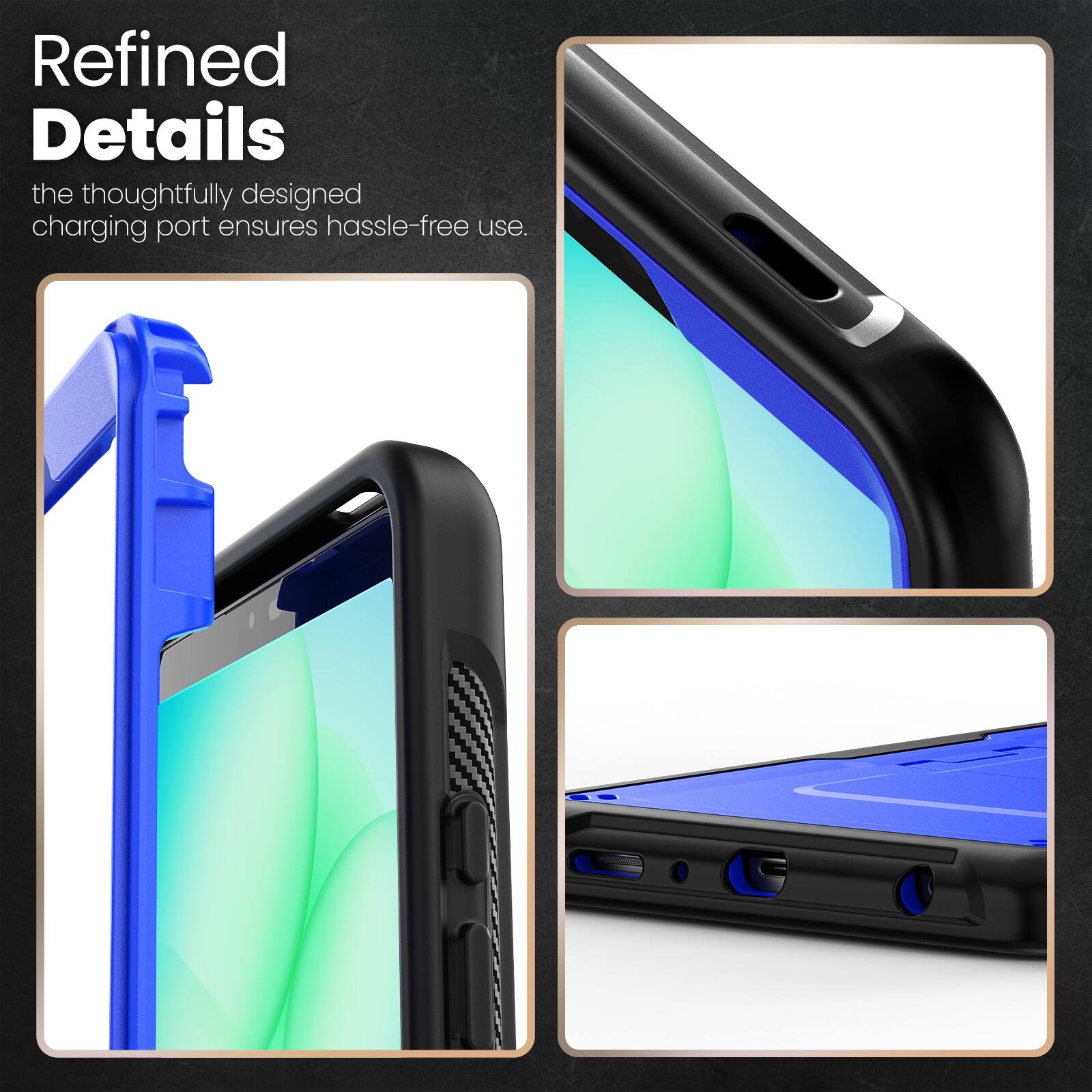 Refined Details

the thoughtfully designed charging port ensures hassle-free use.
