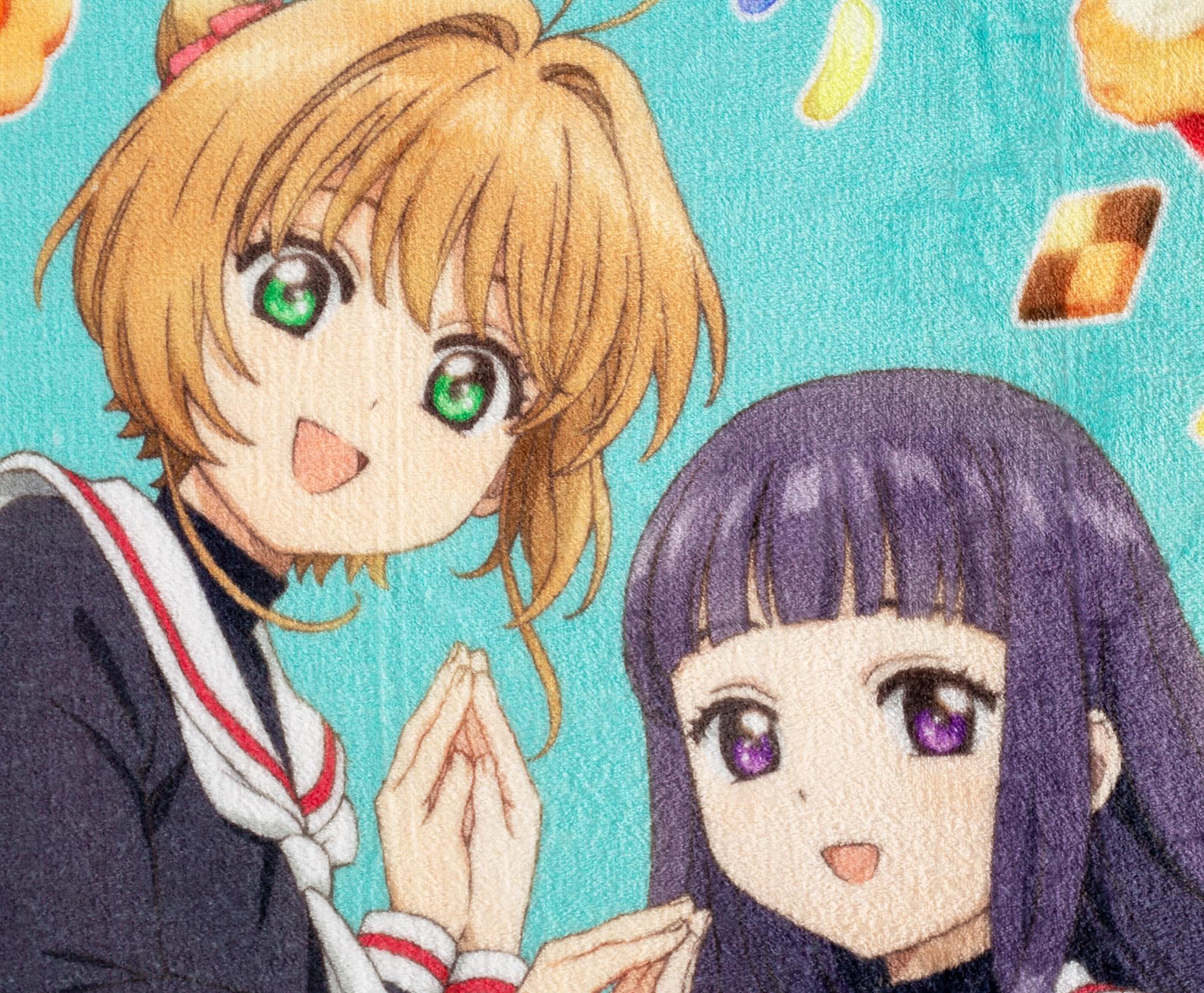 Alt View 1. Just Funky - Cardcaptor Sakura Fleece Throw Blanket | 45 x 60 Inches - Blue.