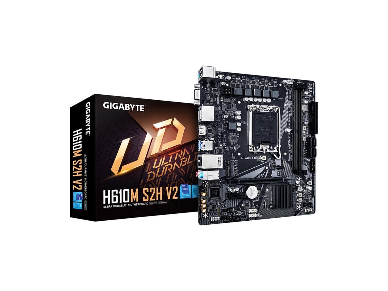 GIGABYTE - H610M S2H V2 Micro ATX Motherboard