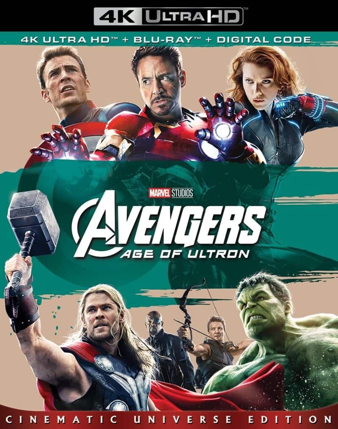 Front. Avengers: Age of Ultron   - 4K Blu-Ray.