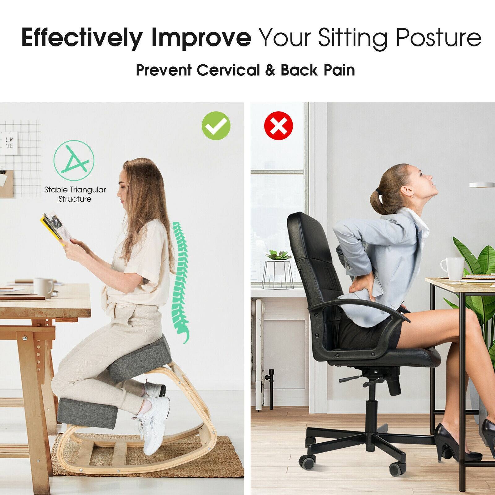 Effectively Improve Your Sitting Posture  
Prevent Cervical & Back Pain  

Stable Triangular Structure
