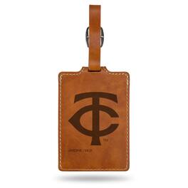 Jardine - Ultra Suede Luggage Tag - Brown