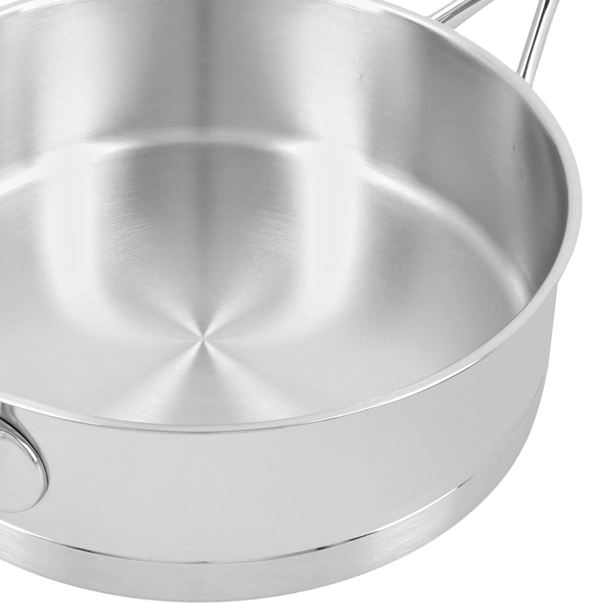 Alt View 5. Demeyere - Demeyere Atlantis Proline 7 5.1-qt Stainless Steel Saute Pan with Helper Handle - Stainless Steel.
