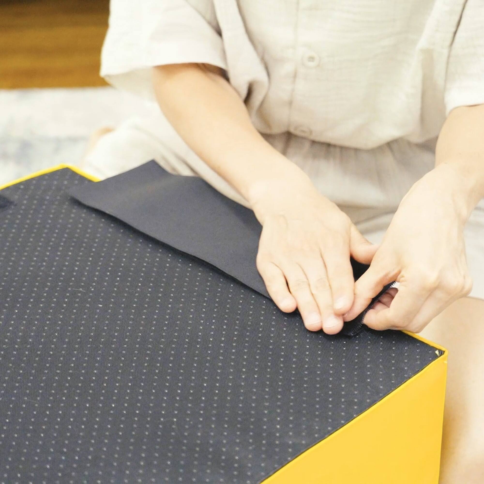 Alt View 5. Qaba - Foam Play Set, Easy-to-clean 4 Piece Soft Indoor Climber, Safe Kids Climbing Set, Crawling or Sliding.