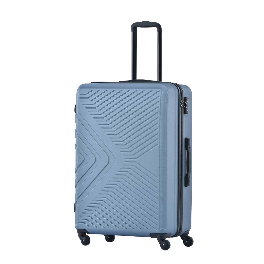 Alt View 1. Ropilly - Ropilly 3 Piece Luggage Set Blue Hard Case Luggage 20/24/28 Inch - Blue.