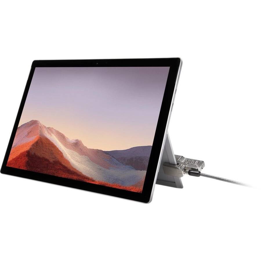 Alt View 1. Kensington - Kensington Combination Lock for Surface Pro and Surface Go - 5.91 ft Cable - Resettable - Combination Lock - Black.