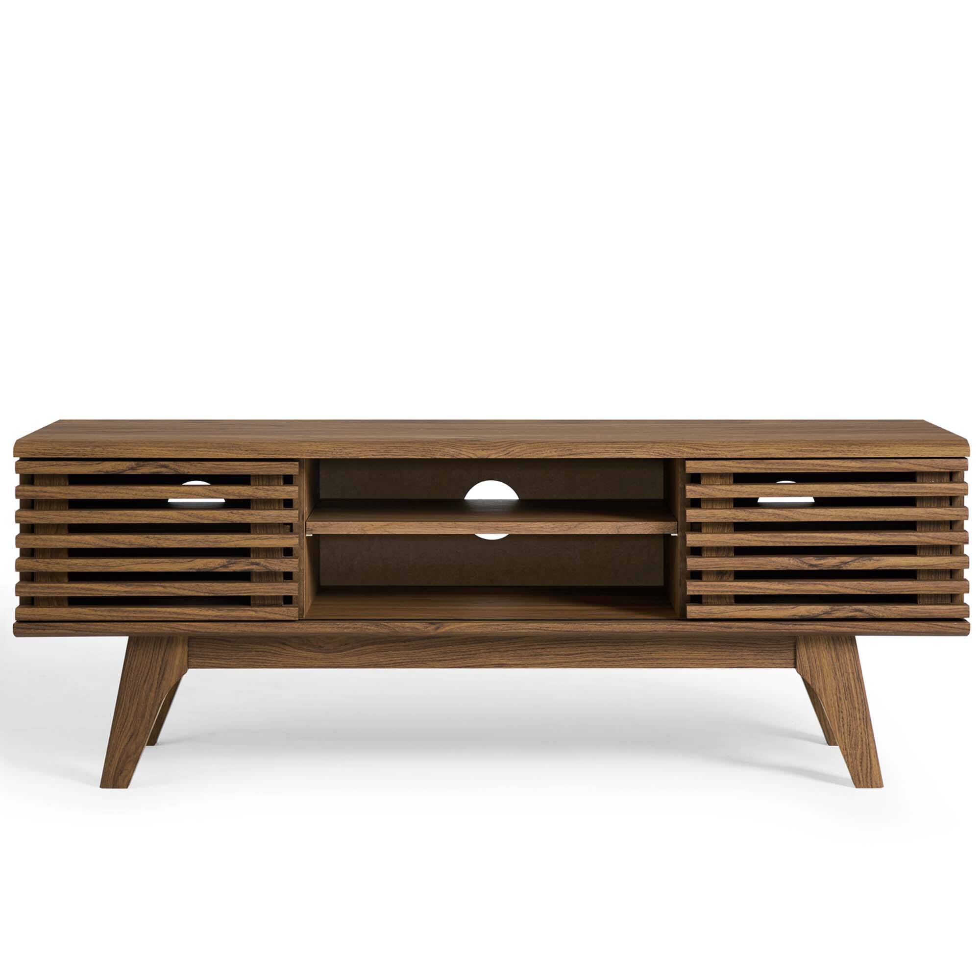 Back. Modway - Render 46" Media Console TV Stand by Modway - Walnut.