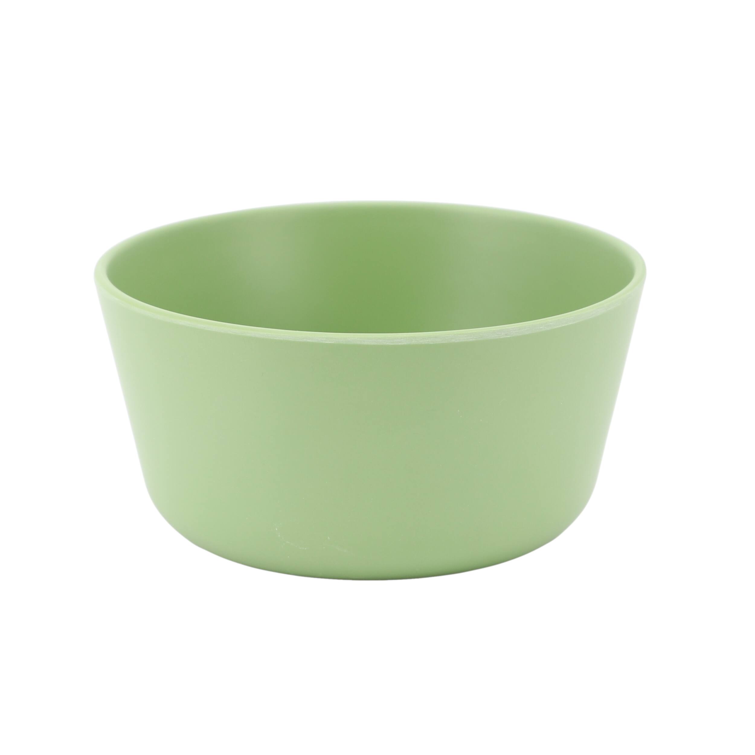 Alt View 5. Gibson - Gibson Home Fairhope 12 Piece Melamine Round Dinnerware Set in Matte Green - Green.