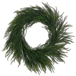 Vickerman - 28" Norfolk Pine Wreath - Green