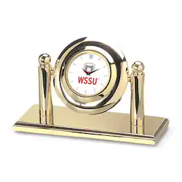 Jardine - Winston-Salem State Rams Arcade Desk Clock - Gold