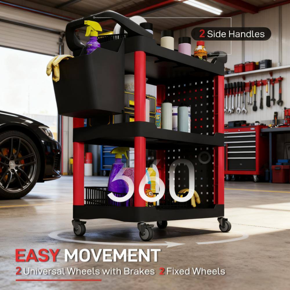 2 Side Handles  
EASY MOVEMENT  
2 Universal Wheels with Brakes  
2 Fixed Wheels