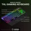 WORLD'S FASTEST TKL GAMING KEYBOARD

* OLED Smart Display
* 10X Faster Response, 10X Faster Actuation
* PrismSync Per Key Illumination
* USB-C Connection
* OmniPoint 2.0 Adjustable Switch
* Versus leading mechanical keyboards
* Premium Magnetic Wrist Rest

This is a description of a gaming keyboard that features an OLED smart display, faster response and actuation, per key illumination, USB-C connection, adjustable switches, and a premium magnetic wrist rest. It is designed to provide an enhanced gaming experience and outperform other mechanical keyboards.