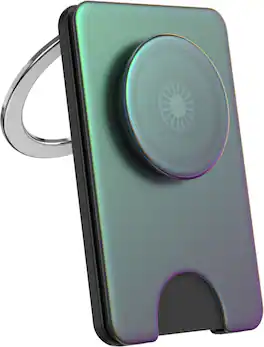 PopSockets - MagSafe Kick-Out Wallet, Grip & Adjustable Stand for Cell Phones - Nightshade
