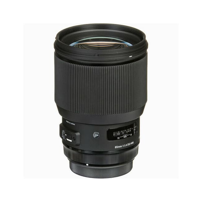 Sigma - 85mm f/1.4 DG HSM Art Lens for Nikon F - Black