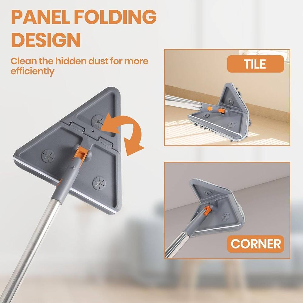 PANEL FOLDING DESIGN  
Clean the hidden dust for more efficiently  

TILE  

CORNER