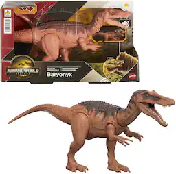 Mattel - Jurassic World: Rebirth Wild Roar Baryonyx - Collectibles