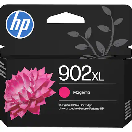 hp 902XL Magenta
1 Original HP Ink Cartridge
Une cartouche d'encre d'origine HP