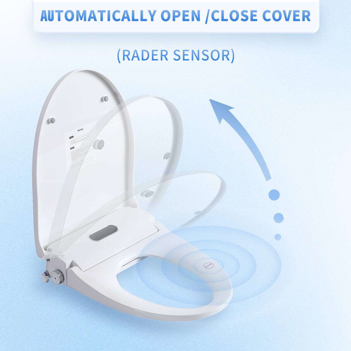 AUTOMATICALLY OPEN / CLOSE COVER  
(RADER SENSOR)