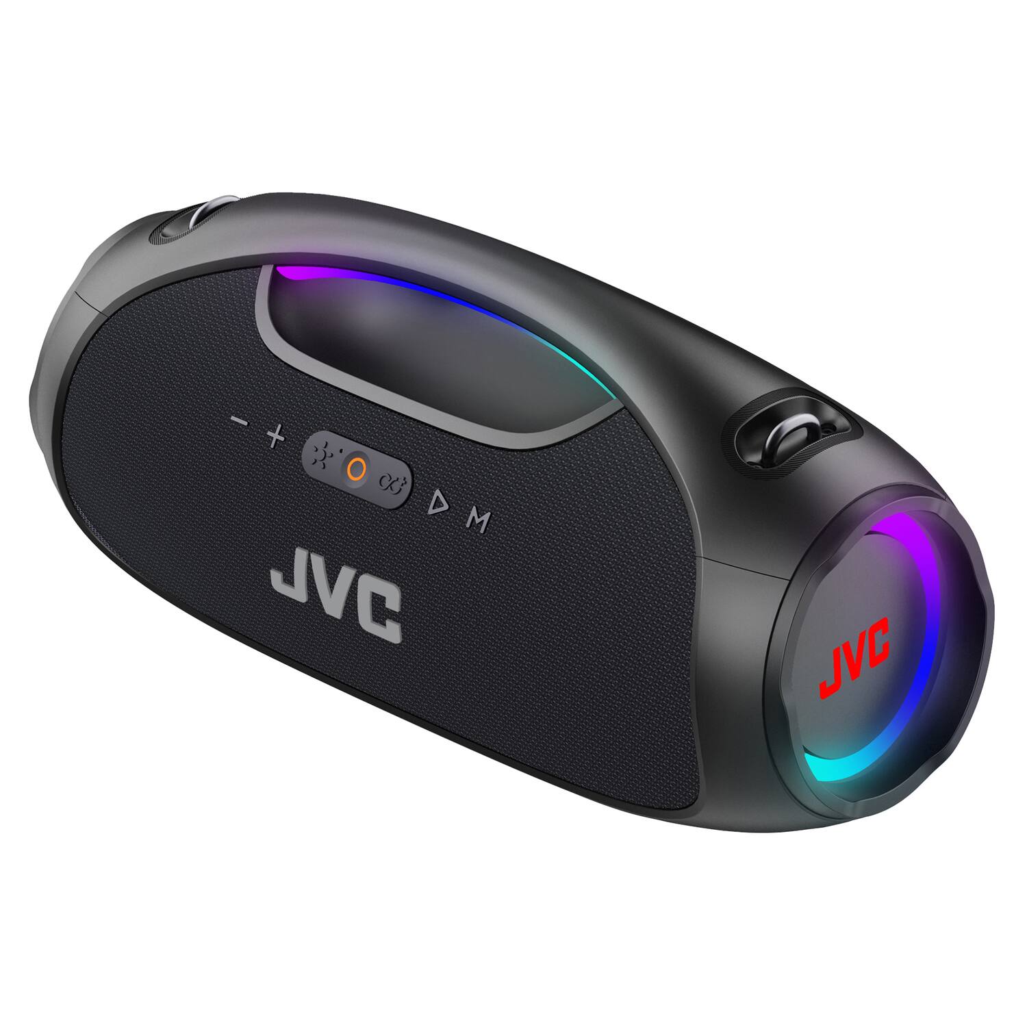 JVC - Sp-pa15bt Portable Bluetooth Speaker With Led Lights And Speakerphone, True Wireless, Sp-pa15bt - Black