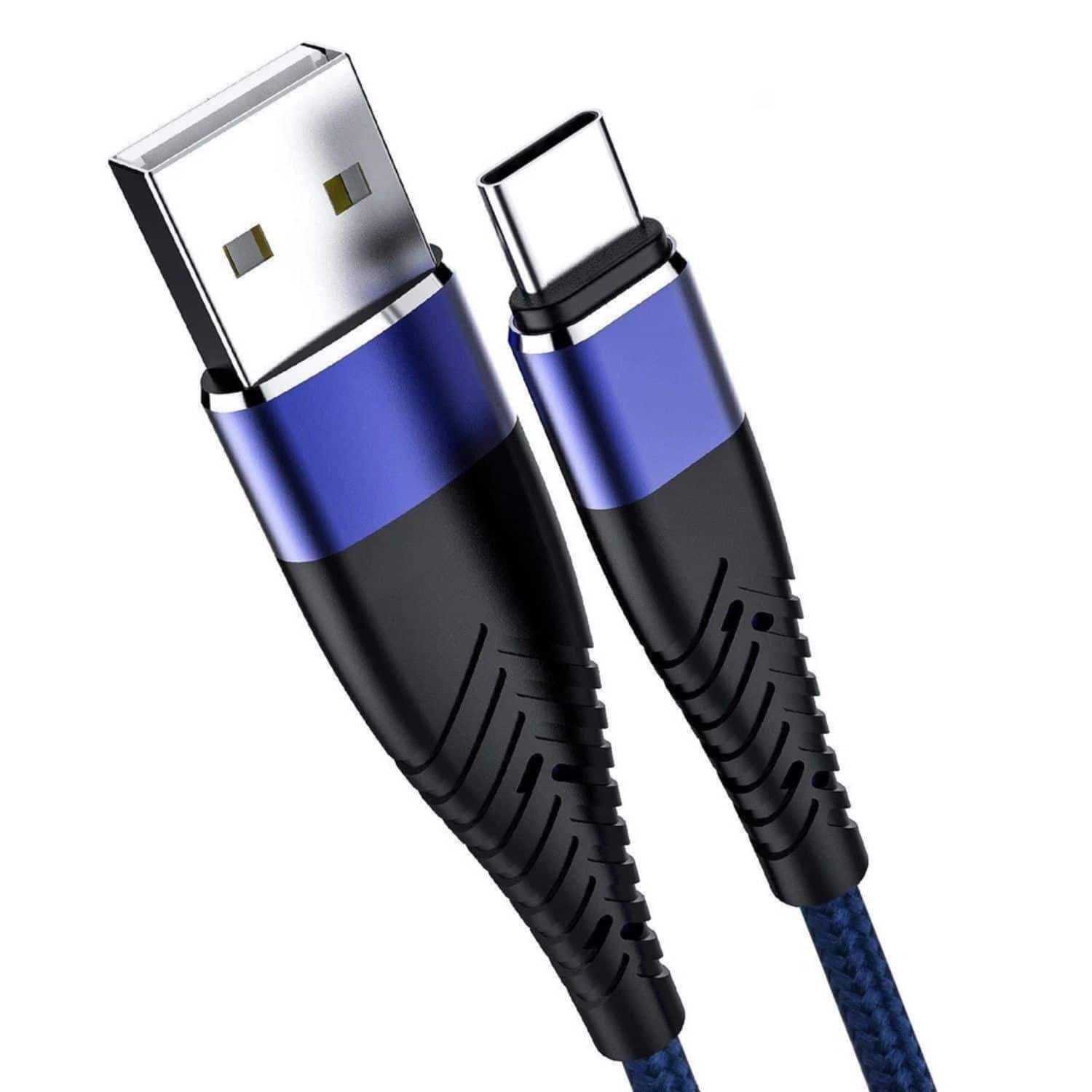 Home Collection - 6FT USB-C Fast Charging Cable – Braided Type-C Charger & Data Transfer Cord for iPhone 16/15, Samsung - Purple