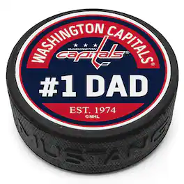 Mustang Drinkware - Washington Capitals #1 Dad Puck - Multicolor