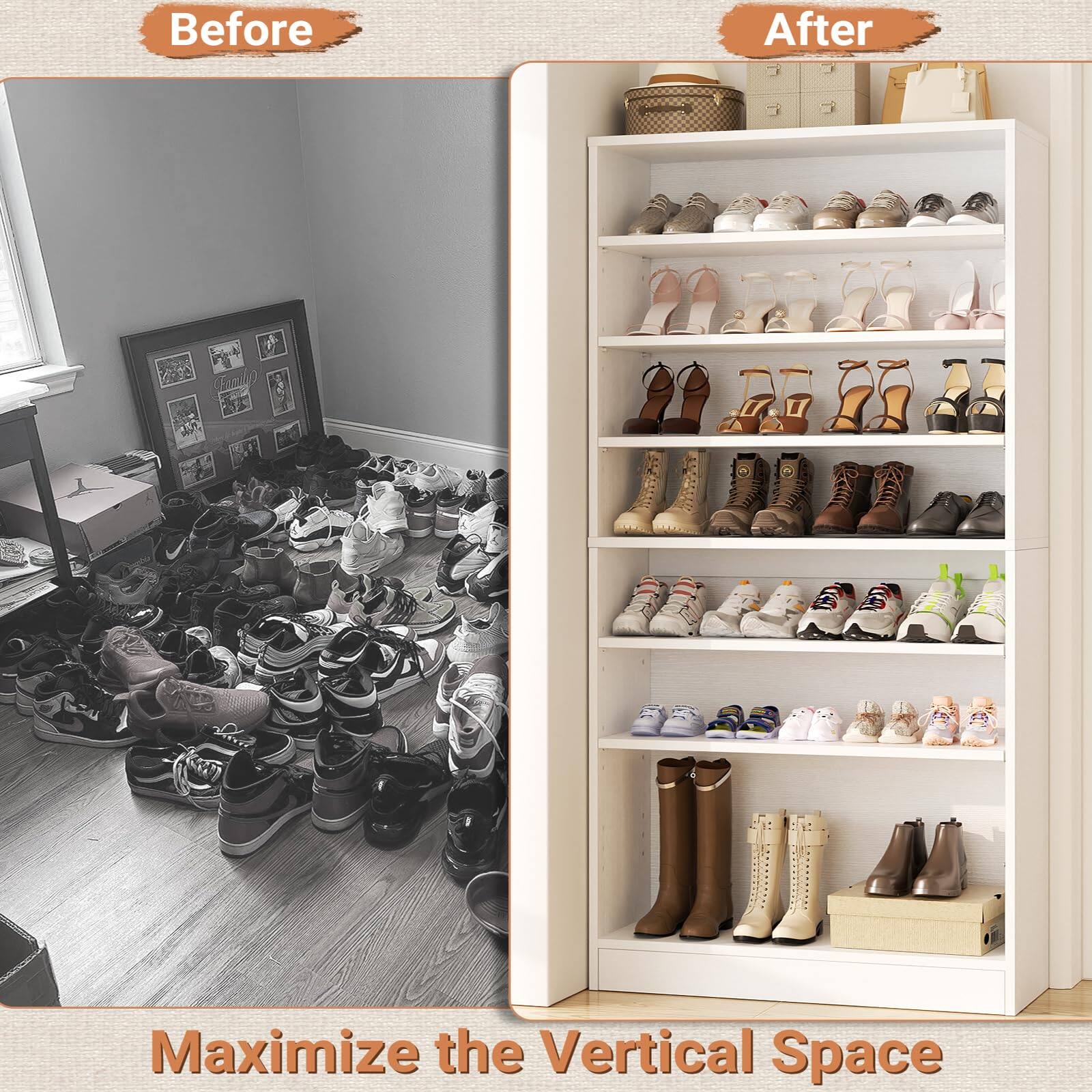 Before After Maximize the Vertical Space