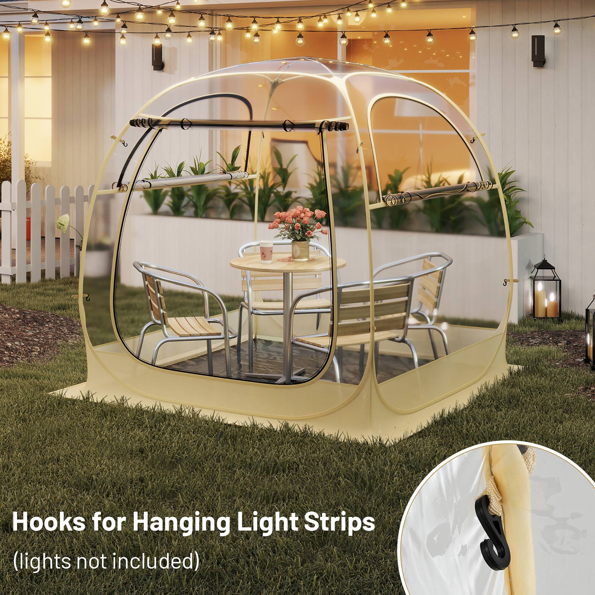 Hooks for Hanging Light Strips (lights not included)