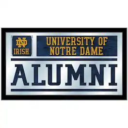 Holland Bar Stool Co. - Notre Dame Fighting Irish 26'' x 15'' Team Alumni Mirror - Multicolor