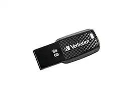 Verbatim - 64GB Ergo USB 2.0 Flash Drive - 70877 - Black