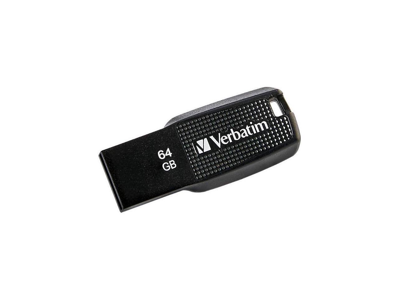 Verbatim - 64GB Ergo USB 2.0 Flash Drive - 70877 - Black