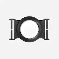 The Ridge Wallet - Airtag Cash Strap - Black - Front_Zoom