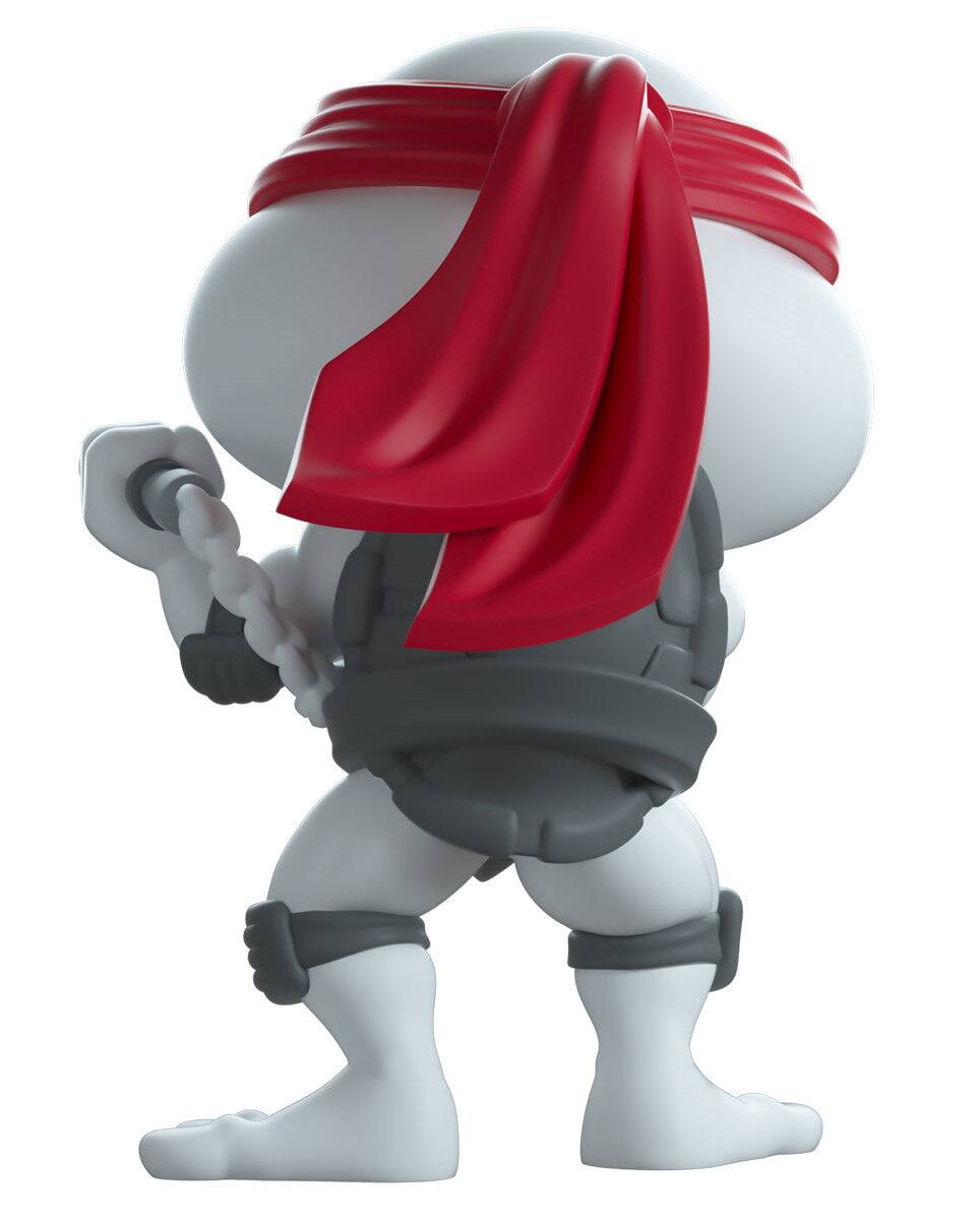 Alt View 3. Youtooz - TMNT: Michelangelo Black & White Vinyl Figure #13 Shopverse Exclusive.