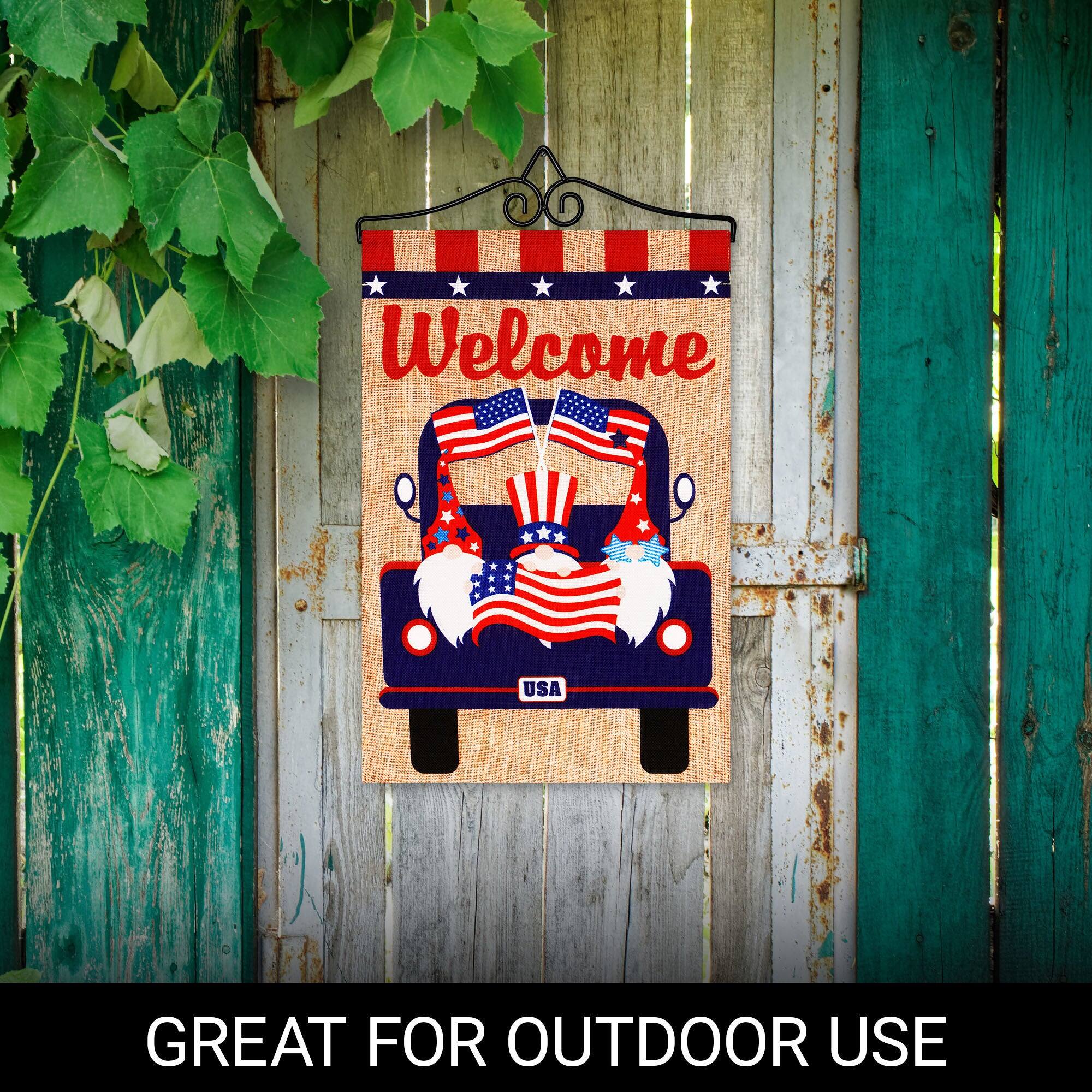 Welcome USA  
GREAT FOR OUTDOOR USE