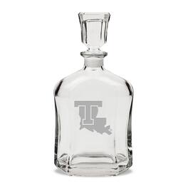 Jardine - Louisiana Tech Bulldogs 23.75oz. Crystal Whisky Decanter - Multicolor
