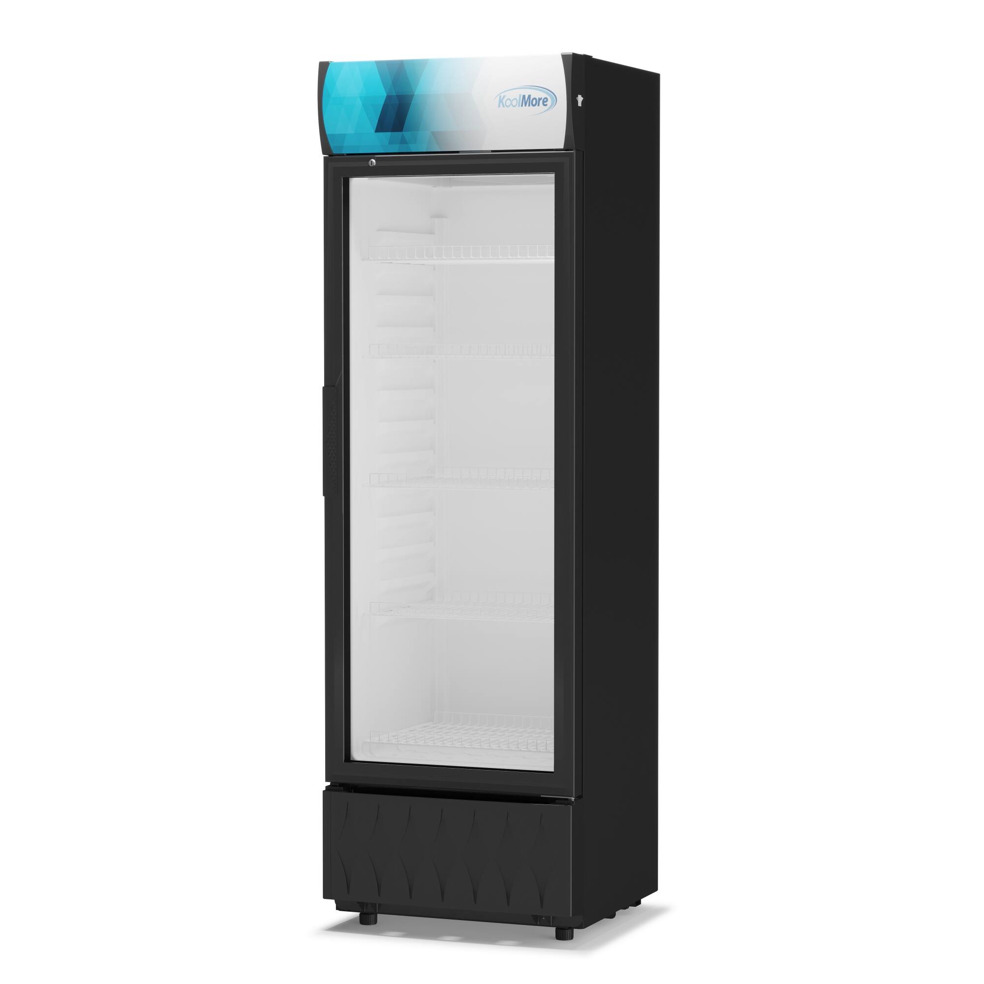 Alt View 5. Koolmore - 22 in. One-Door Merchandiser Refrigerator - 9 Cu. Ft. MDR-9CP - Black.