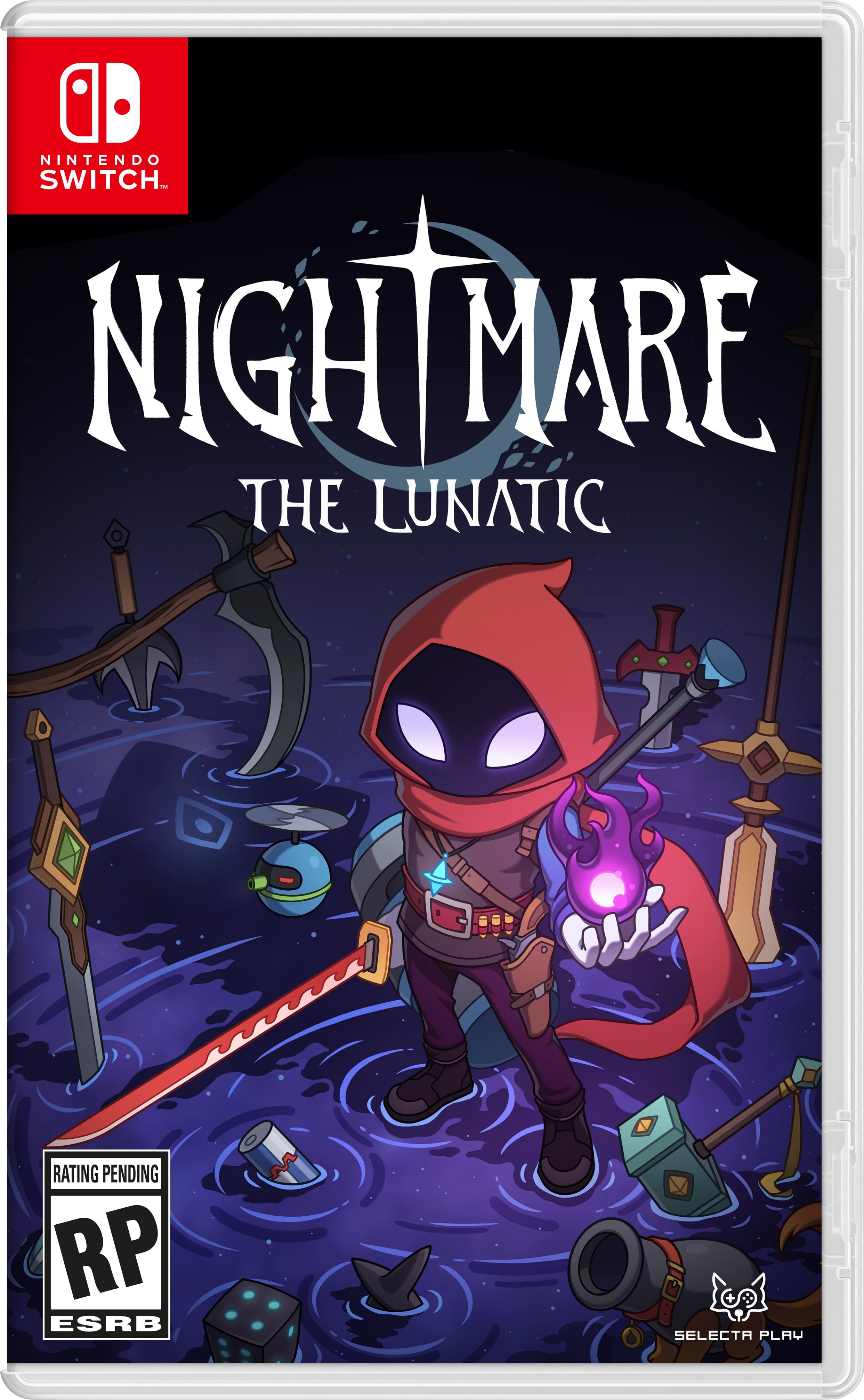 NINTENDO SWITCH NIGHTMARE THE LUNATIC RATING PENDING RP ESRB SELECTA PLAY