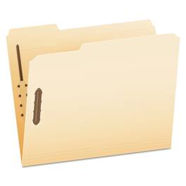 Tops Business Forms - Manila Fastener Folders, 1/3-Cut Tabs, 2 Fasteners, Letter Size, Manila Exterior, 50/Box