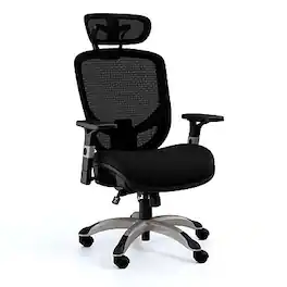 Staples - Hyken XL Ergonomic Fabric Swivel Big & Tall Chair (ST63145) - Black