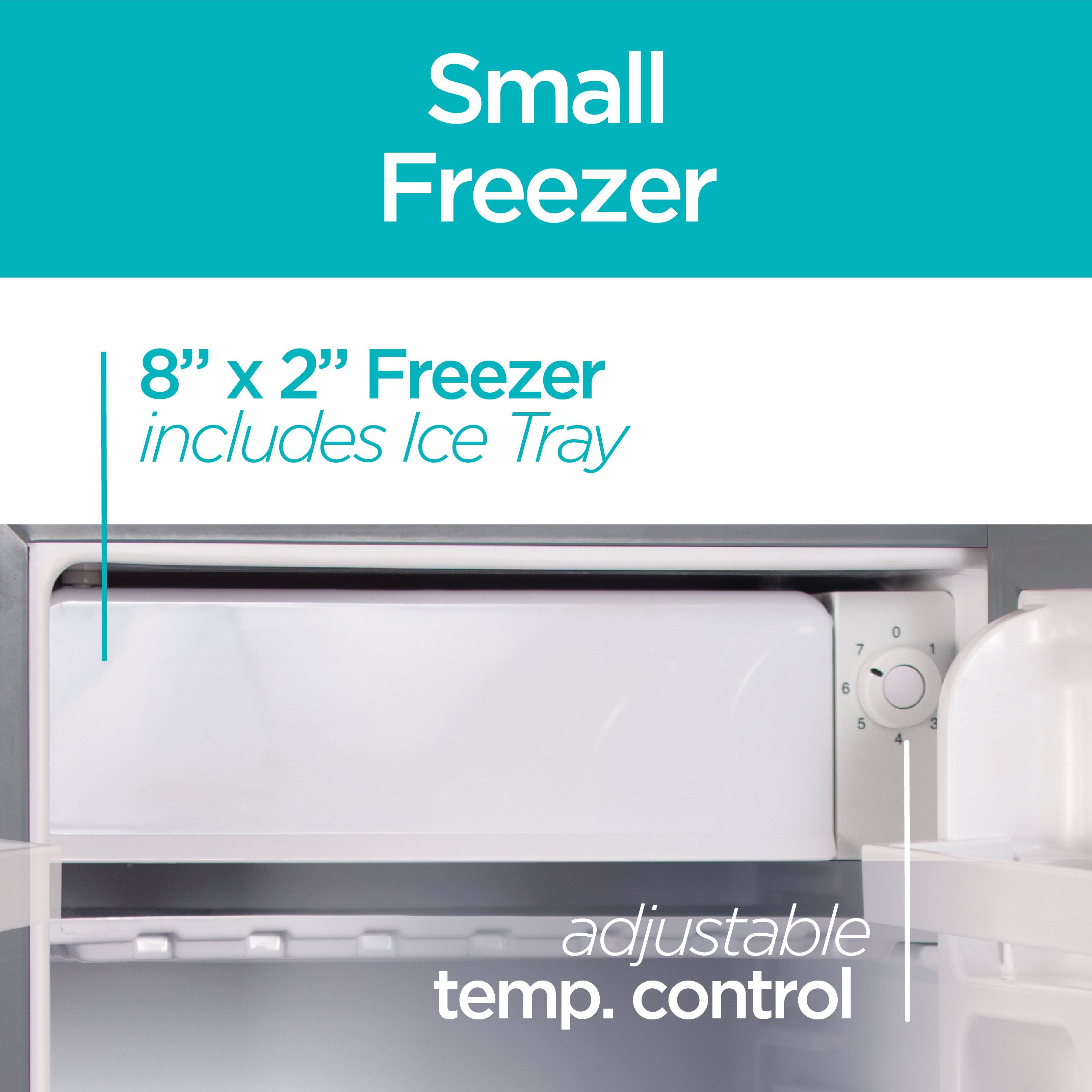 Small Freezer
8" X 2" Freezer includes Ice Tray
adjustable temp. control