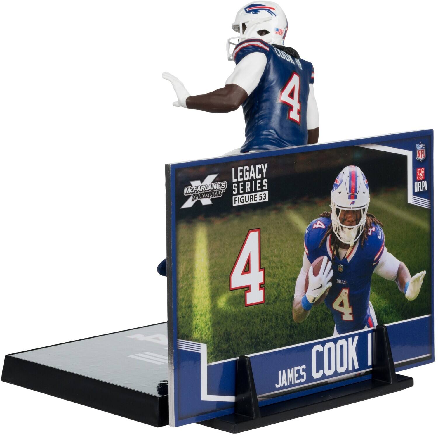 F DUDA A LEGACY MCFARLANES SERIES SPORTSPICKS FIGURE 53 4" 4 4 TE. LEGACY SERIES FIGURE 53 4 COOK I JAMES NFL PA