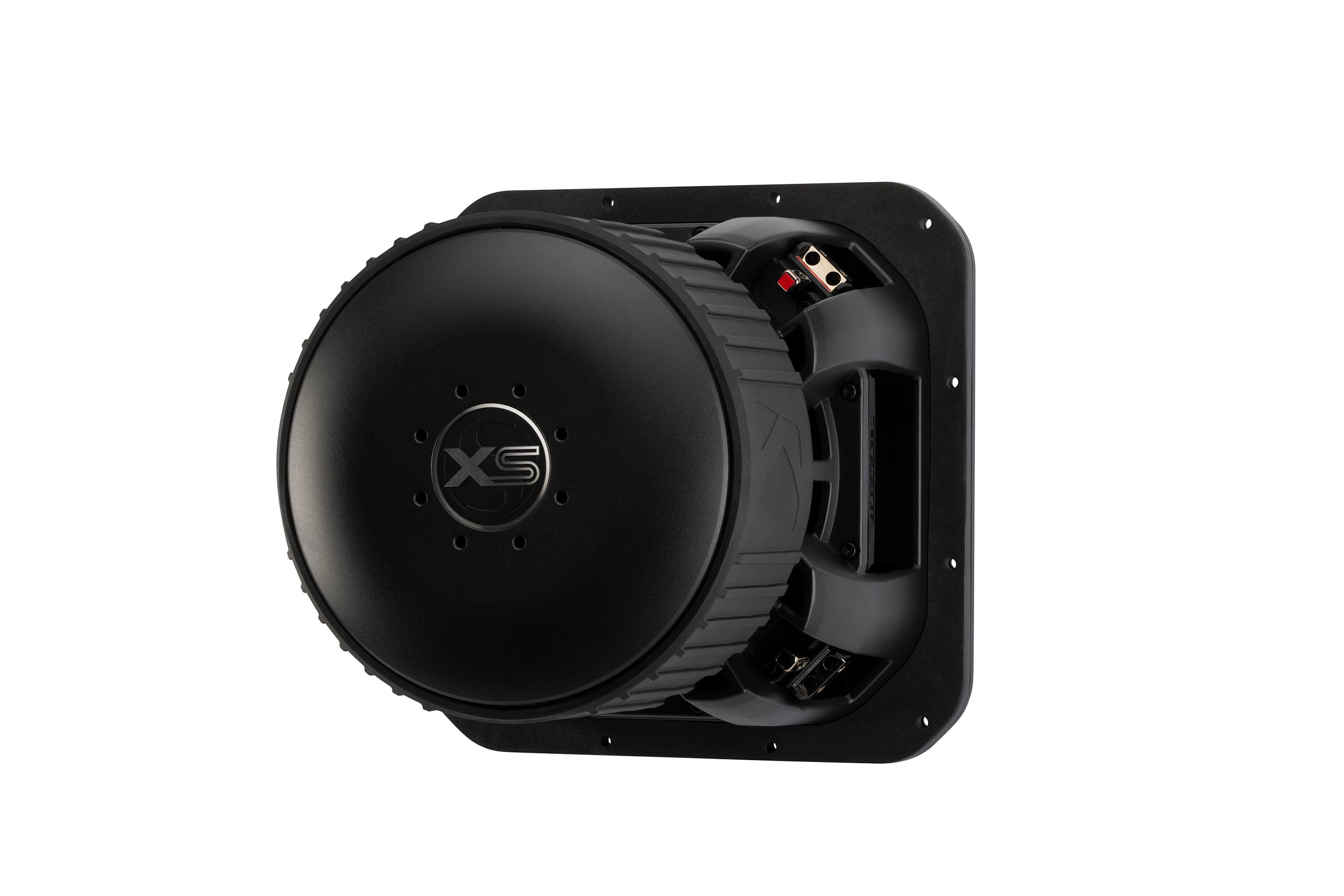 Alt View 3. KICKER - KICKER 52L7XS122 - 12" SoloXS L7XS 2 Ohm DVC Square Subwoofer with 1500-3000W RMS, 43mm Xmax, Forced Air Cooling, a... - Black/Gray.