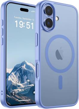 FINEAK - Magnetic for iPhone 17 Case (Compatible with MagSafe) - Blue Purple