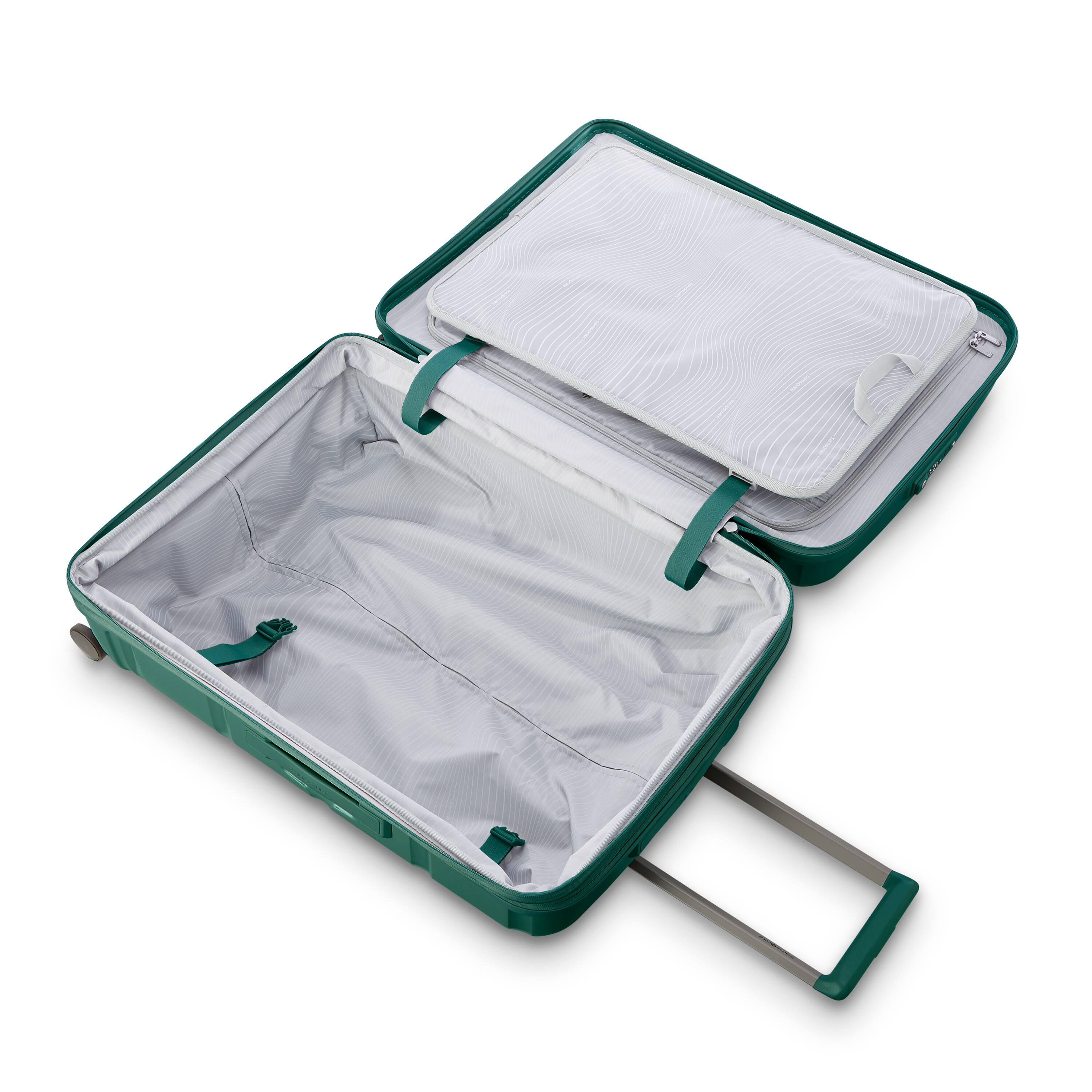 Back. Samsonite - Outline Pro Spinner Carry On Suitcase - Emerald Green.