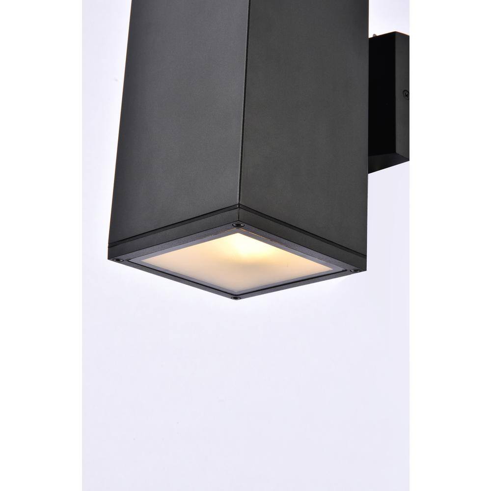 Alt View 1. Living District - Raine Outdoor Wall in black - Black.