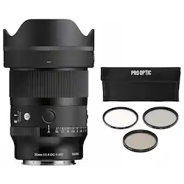 Bundle - Sigma - 35mm f/1.4 DG II Art Lens for L Mount, with 67mm Digital Essentials Filter Kit
