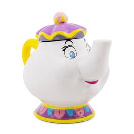 Silver Buffalo - Disney Beauty and the Beast Mrs. Potts 10-Inch Sculpted Ceramic Snack Jar - Multi-Colored