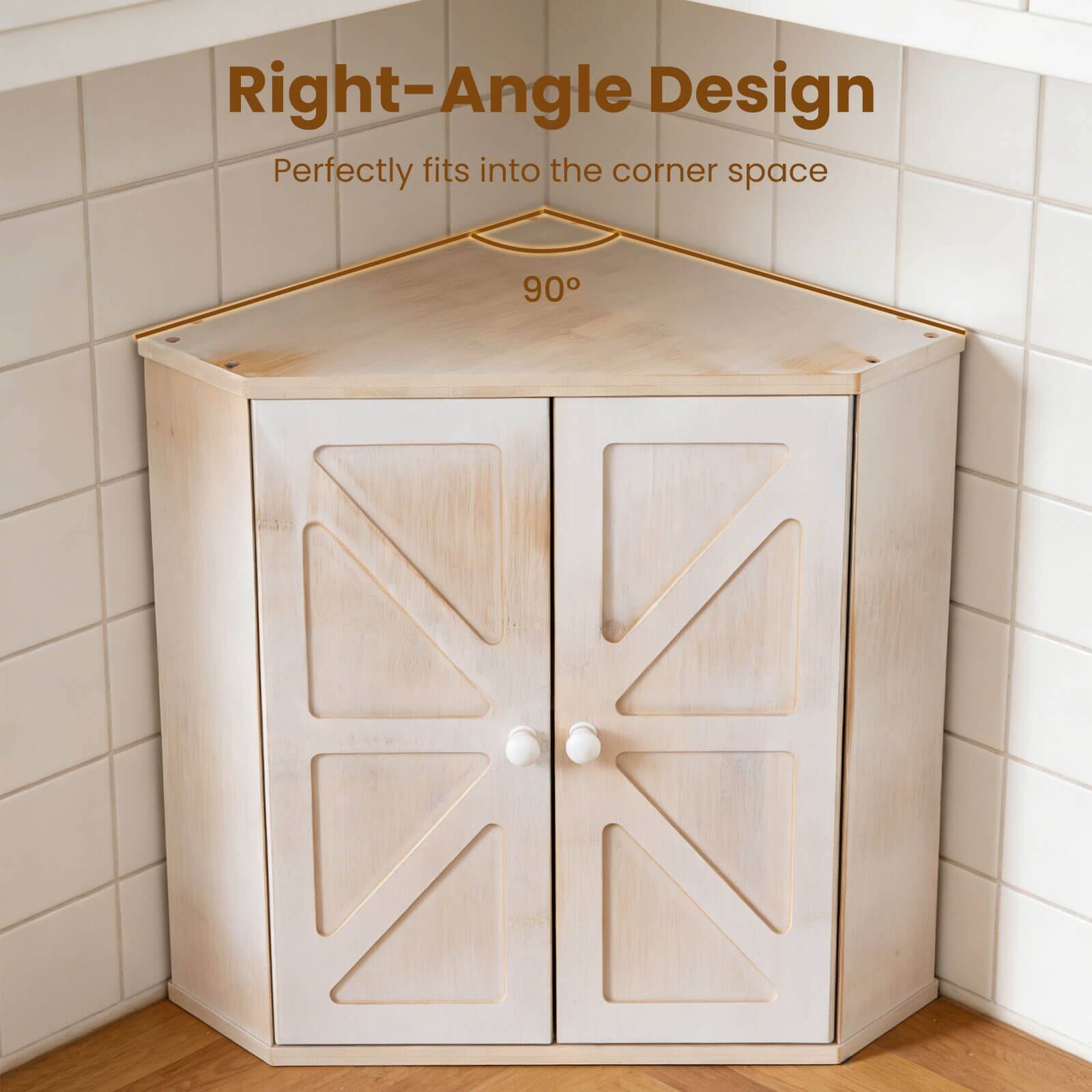 Right-Angle Design  
Perfectly fits into the corner space  
90°